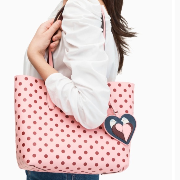 Authentic Kate Spade reversible Leather tote/pouch - Picture 6 of 9